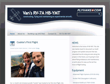 Tablet Screenshot of flyvans.com